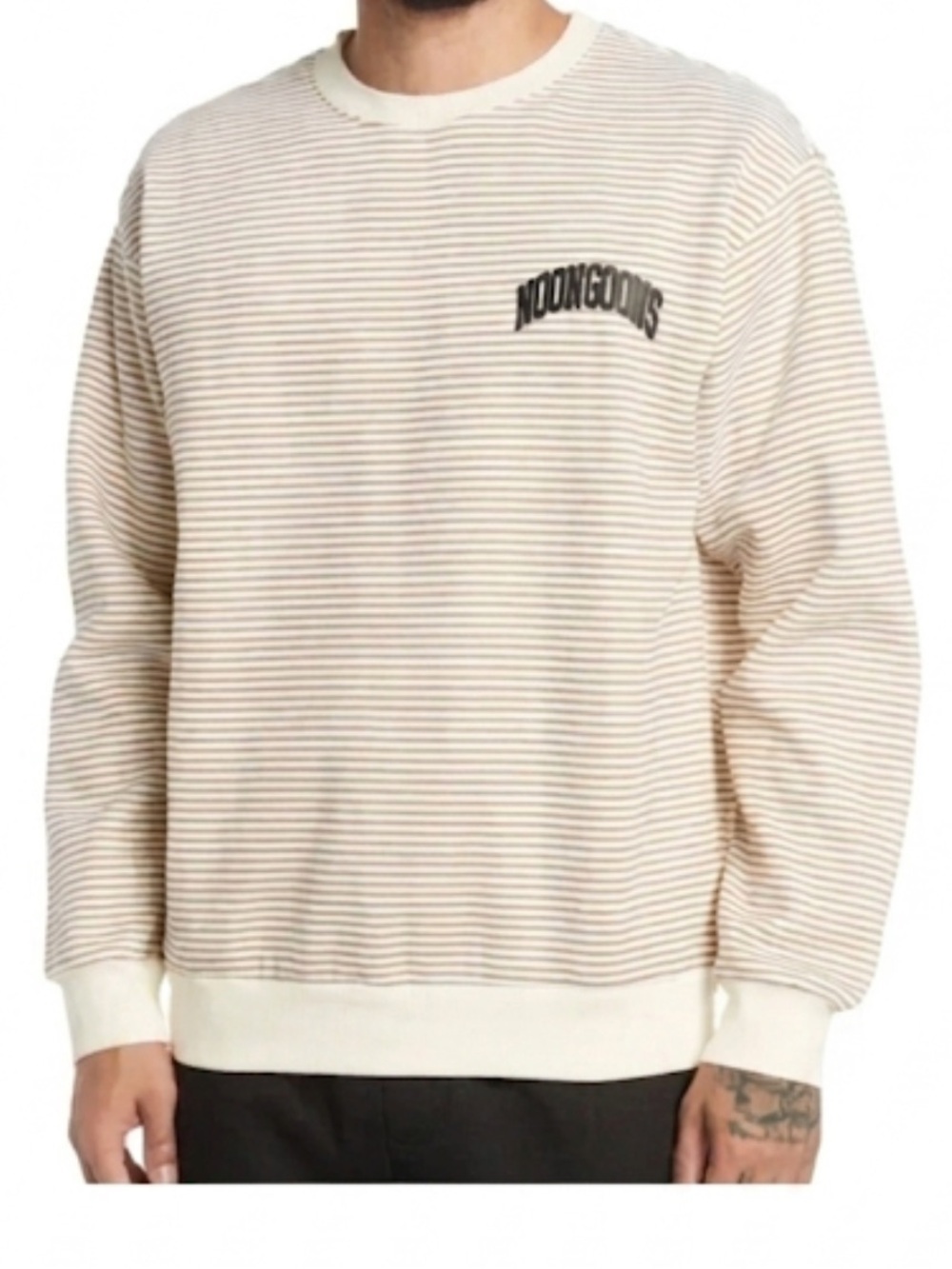 Noon Goons Men's Striped Crewneck
Sweatshirt Size XL New With Tags!